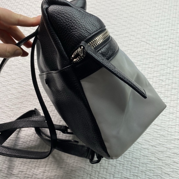 KARA DESIGNER VERY RARE Backpack Genuine Pebble Leather Silver Reflective Small main image 12